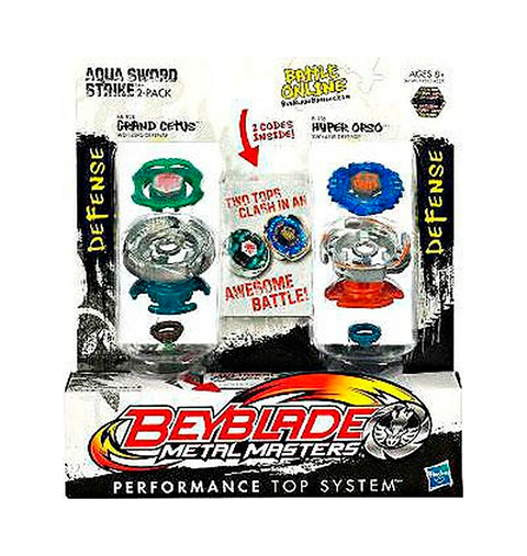 Beyblade Metal Masters - Aqua Sword Strike 2-Pack ( Sjælden )